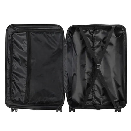 3-in-1 Portable ABS Trolley Case 20inch  24inch  28inch Orange