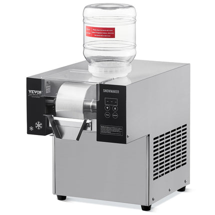 Commercial Snowflake Ice Machine 176LBS/24H Stainless Steel For Ice Cream