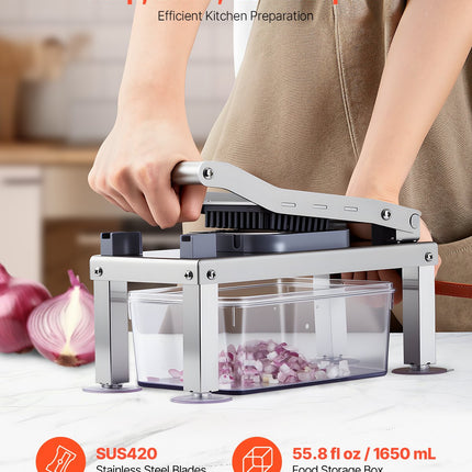 Vegetable Chopper Mandoline Slicer All-in-1 Food Veggie Cutter 9 Blades