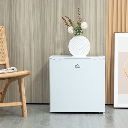 1.1 Cu.Ft Countertop Mini Freezer, Compact Upright Freezer with Removable Shelves, White