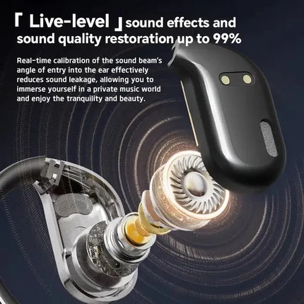 Ai Translation Headset, Bone-guided Wireless Headset, Real-time Translation In 144 Languages, Intelligent Noise Cancellation With 6 Microphones, Real-time Translation Of Meeting Notes, Touch Control,
