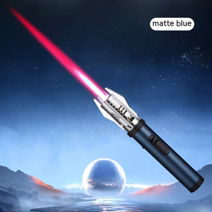 Fierce Fire Inflatable Spray Gun Direct Red Flame One-click Lock Fire Metal Lighter