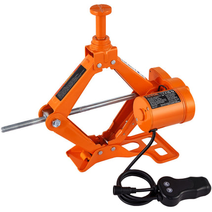 VEVOR Electric Car Jack, 3 Tons  6600 Lbs Scissor Jack With Electric Impact Wrench, 12V Car Jack With Double Saddles With Remote Control, Portable Car Jack Lifting For Sedan, SUV, Truck Tire Change