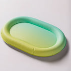 Yellow-green Gradient Oval Ice Nest / L