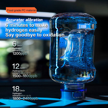Hydrogen Water Bottle 1.5L Hydrogen Rich Portable Rich Hydrogen Water Generator