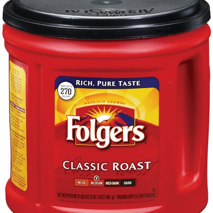 Folgers Classic Roast Medium Roast Ground Coffee