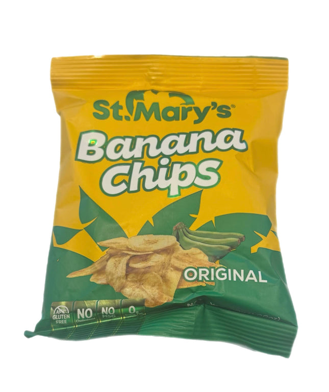 St. Mary's Banana Chips 1.06 oz (Pack of 20)