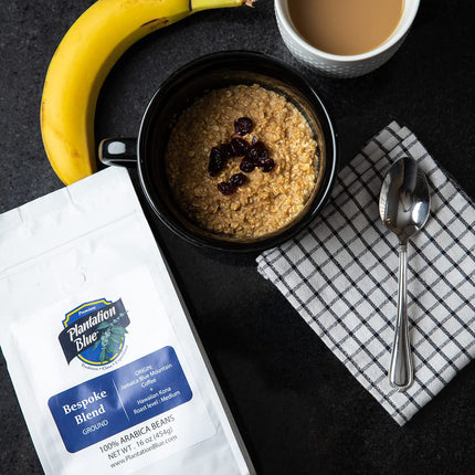 PREMIUM PLANTATION BLUE TRADITION CLASS EXPERIENCE 100% Blue Mountain Coffee Jamaica, Medium Roasted & Ground (8oz)