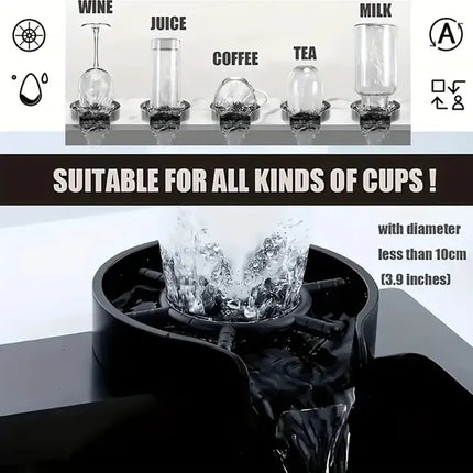 Two-piece Kitchen Sink Faucet Cup Flusher, Automatic Sink Flusher, Sink Sprayer With Kitchen Sink Hose, The Perfect Kitchen Sink Accessory To Upgrade Your Kitchen Sink With High Pressure Cup Washer An