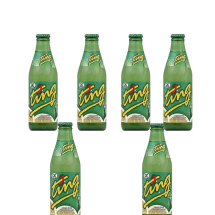 Ting Sparkling Jamaican Grapefruit Flavored Beverage, 10.14 oz Bottles, Pack of 6