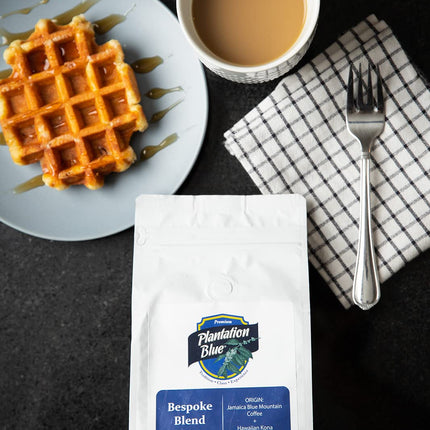 PREMIUM PLANTATION BLUE TRADITION CLASS EXPERIENCE 100% Blue Mountain Coffee Jamaica, Medium Roasted & Ground (8oz)