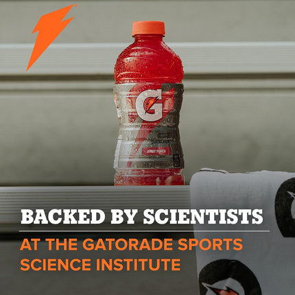 Gatorade Thirst Quencher, Lemon-Lime, Orange, Fruit Punch Variety Pack, 12 Fl Oz (Pack of 18)
