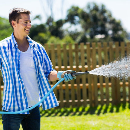 25FT-50FT Options -- 1Pc Non-Expanding Flexible Garden Hose Heavy Duty PVC Water Hose Leak-Resistant Kink-Free All-weather Burst 500PSI