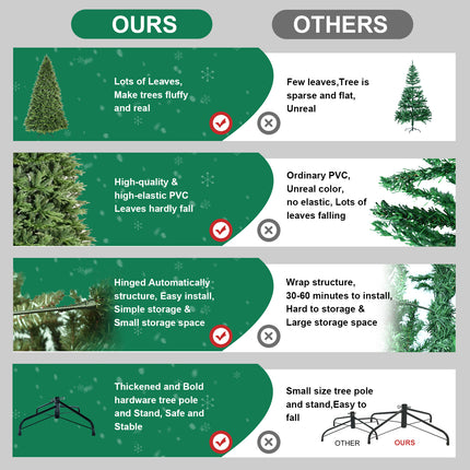 PVC Christmas Tree, Christmas Decorations, Green