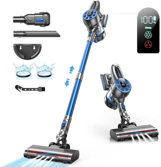 450W 36kPa Powerful Cordless Handheld Vacuum With LED Display, 40-Minute Battery Life, Rechargeable, Suitable For Home Use And Cleaning Pet Hair, Suitable For Hardwood Floors And Carpets