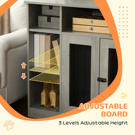 47" Dog Crate Furniture with Storage
