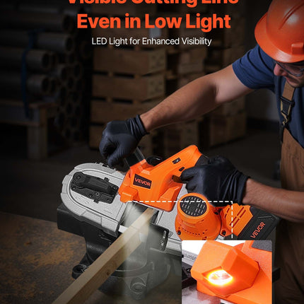 20V 2.56 In Deep Cut Variable Speed Brushless Portable Cordless Band Saw Kit