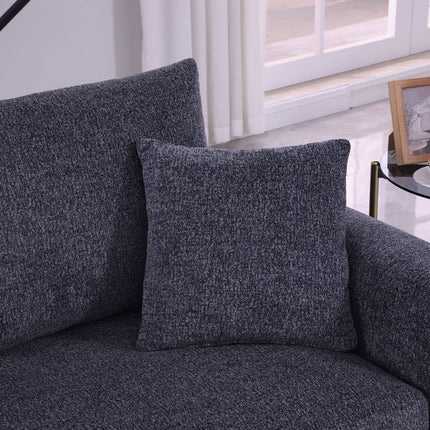 Modern Minimalist Comfortable Fabric GREY Sofa