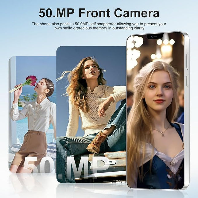 C24 Ultra 5G Unlocked Smartphone Android 14 Phone, 12GB 512GB 6800mAh 6.8in