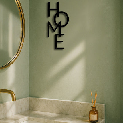 Metal Wall Decor HOME Letter Wall Sign Unique Design For Bedroom Decor&Gifts
