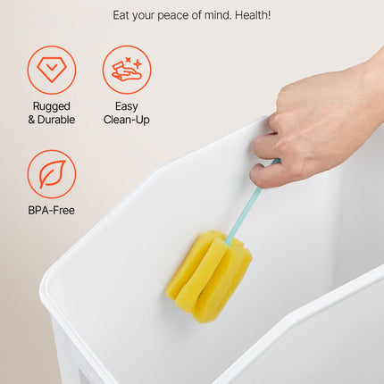 4.5Gal/20L Large Ingredient Storage Container Airtight Kitchen Flour Bin