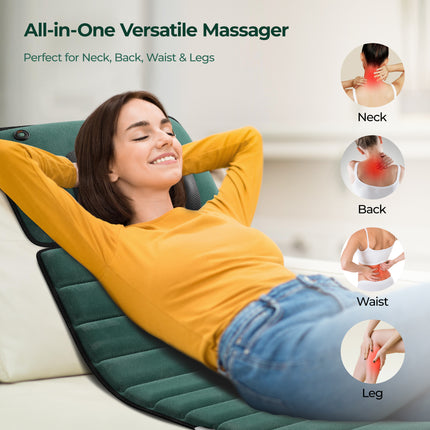 Foldable  Portable Neck Massage Pillow Heat Therapy Multi-Mode Remote Control, Shoulder  Neck Relaxation Device Multifunctional Massager Cervical Pillow For Sleep Nec