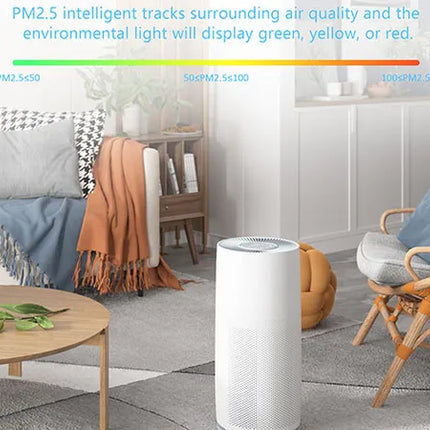 Console Air Purifier With True HEPA Filter