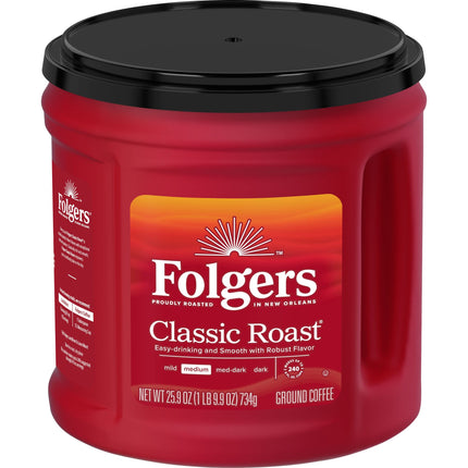 Folgers Classic Roast Medium Roast Ground Coffee