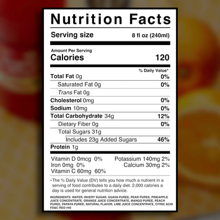 Grace Tropical Rhythms Juice 1 Liter (33.8oz)