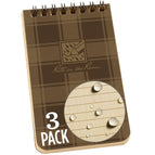 Brown/Tad Plaid / 3 Pack / Notebook