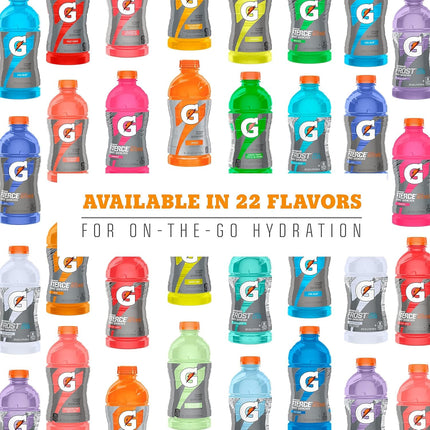 Gatorade Thirst Quencher, Lemon-Lime, Orange, Fruit Punch Variety Pack, 12 Fl Oz (Pack of 18)