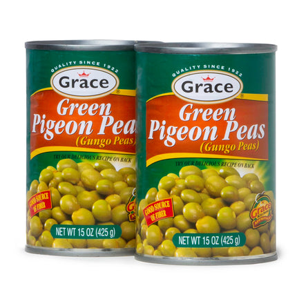 Grace Butter Beans 14oz - 2 Pack Canned Butter Beans - Source of Plant Based Protein & Fiber, Gluten Free, Low Fat - Giant White Beans Canned - Canned Lima Beans - Gigante Beans Alternative - Habas Grandes