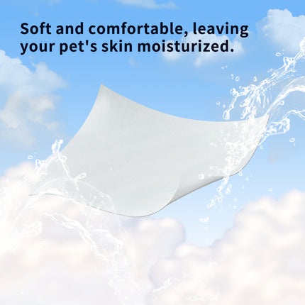 Pet Wipes For Dogs,Cats-Unscented,Alcohol-Free Gentle Grooming Wipes For Paws, Body,Bum-Quick Cleaning For Fresher, Healthier Pet-100 Sheets