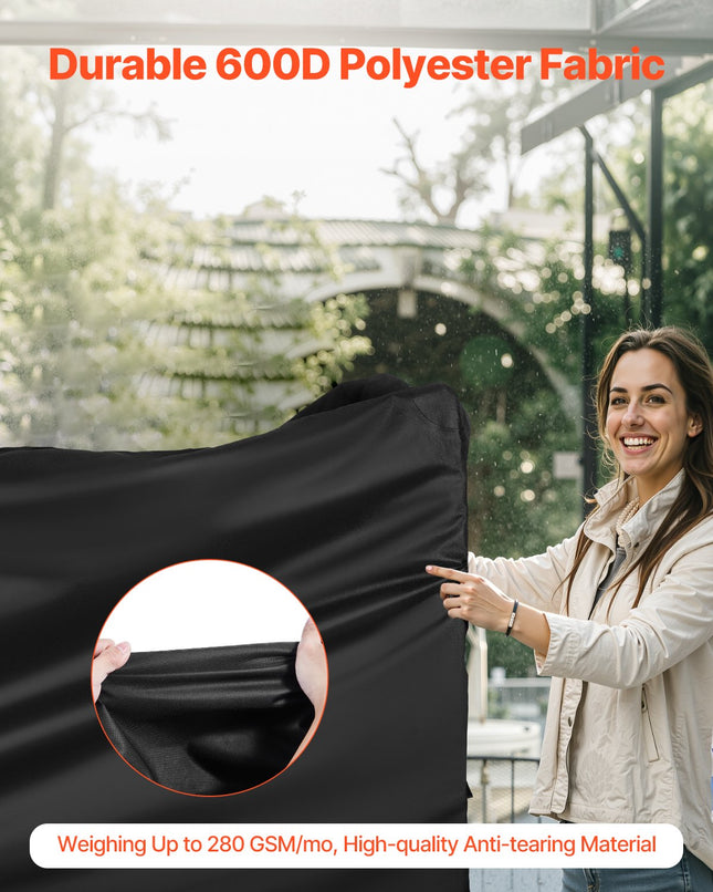 59 Inch Grill Cover Heavy Duty BBQ Gas Grill Cover Outdoor Barbecue Waterproof