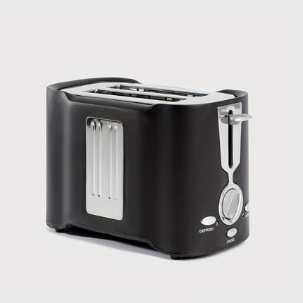 2 Slice Toaster, Quick & Even Results Every Time, Wide Slots Fit Any Size Bread Drop-Down Crumb Tray For Easy Clean Up, Stainless