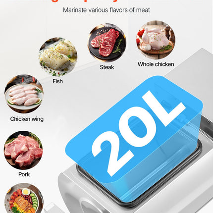 Vacuum Meat Tumbler Marinator Machine 20L For Chicken Steak Fish Commercial Use