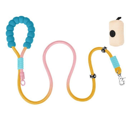 Explosion-proof Dog Leash For Small And Medium-sized Dogs, Suitable For Corgi, Border Collie, Shiba Inu, Dog Walking Collar And Dog Chain