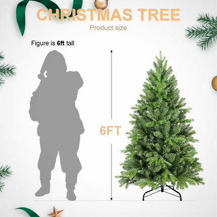PE, PVC Christmas Tree, Green