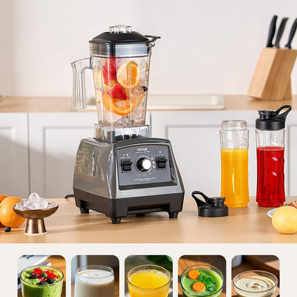 61 Oz 1400W Blender For Smoothies Food Processing Blender For Kitchen