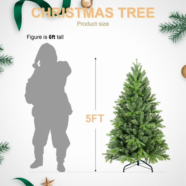 PE, PVC Christmas Tree, Green