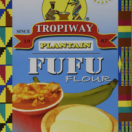 Plantain Fufu Flour 24oz Pack of 2