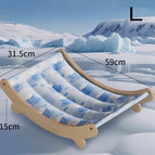 Rabbit Lying On Ice Lounge Chair Ice Nest / L