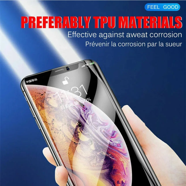 2PCS Hydrogel Screen Protector For  15 14 13 12 11 Pro Max SE X XS XR 8 7