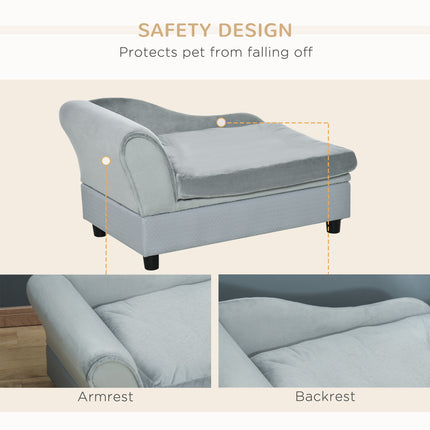 Luxury Fancy Dog Couch With Hidden Storage
