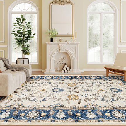 Machine Washable Area Rug 4x6