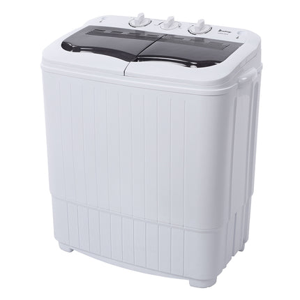 US XPB35-ZK35 14.3 Lb Washing Machine, Double Drum With Drain Pump, Plastic, Semi-Automatic