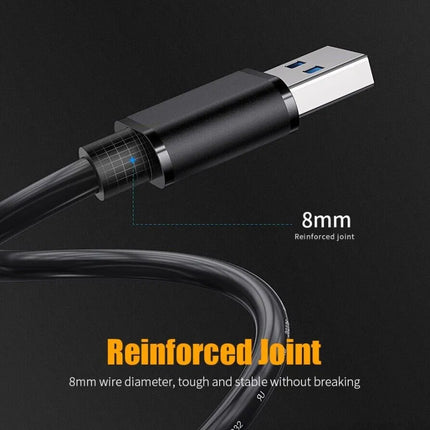 USB 3.0 A Male To A Male Cable Data Transfer Super Speed Power Charger Metal 6FT