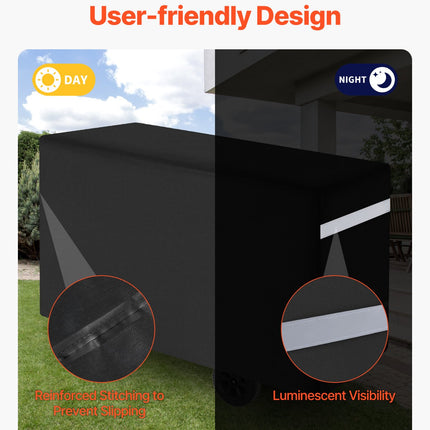 59 Inch Grill Cover Heavy Duty BBQ Gas Grill Cover Outdoor Barbecue Waterproof