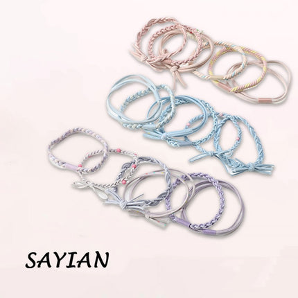 6 Pcs Scrunchies - Soft, Stretchy, And Detachable Hair Ties For Ponytails, Hair Elastics, Spiral Hair Ring, And Cute Hair Accessories - Perfect For Girls And Women
