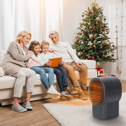 1Pc 400W Portable Electric Space Heater Mini Desktop Fan Heater Personal Small Space Heater For Home Office